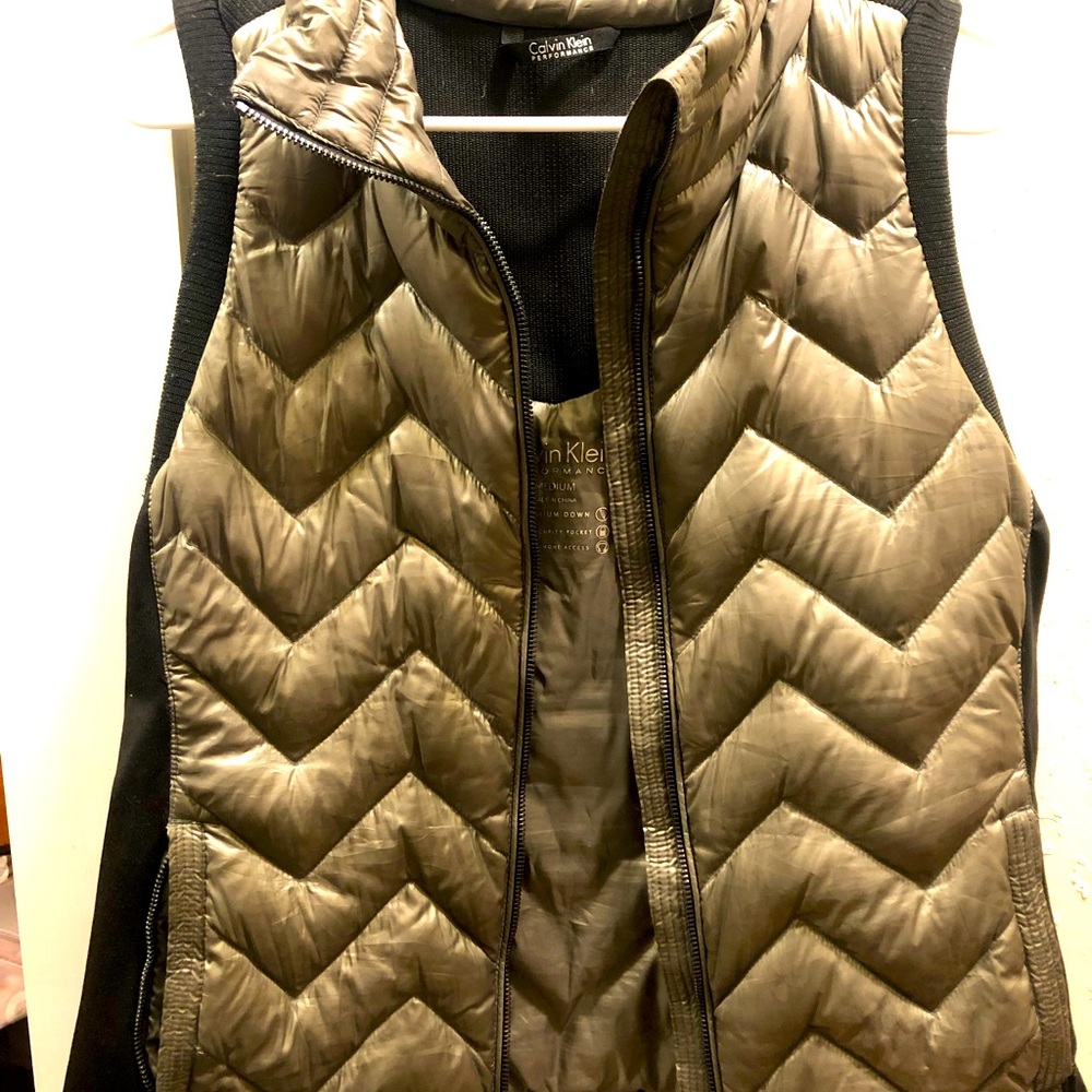 Calvin Klein down Puffer vest - army green